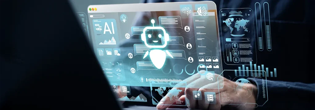 近未来的なAIアシスタントのイメージ