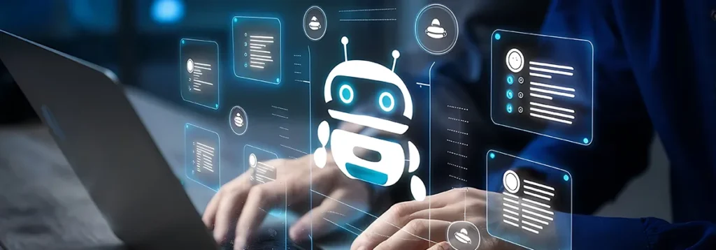 自律的に思考・判断・行動しているAIエージェントのイメージ2