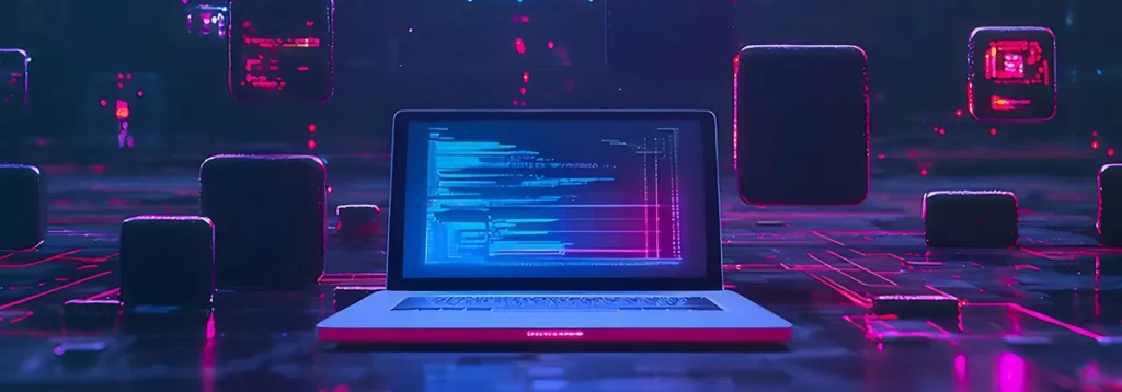 コードの自動生成で形が作られるイメージ