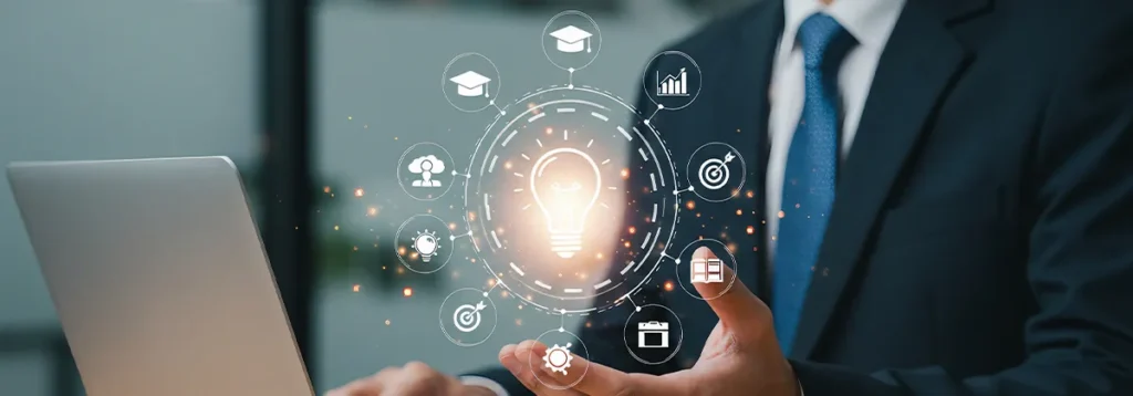 深堀する専門性を選択できるイメージ（Pythonエンジニア、AIビジネス企画など）